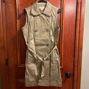 Michael Kors Sleeveless Military Style Dress
